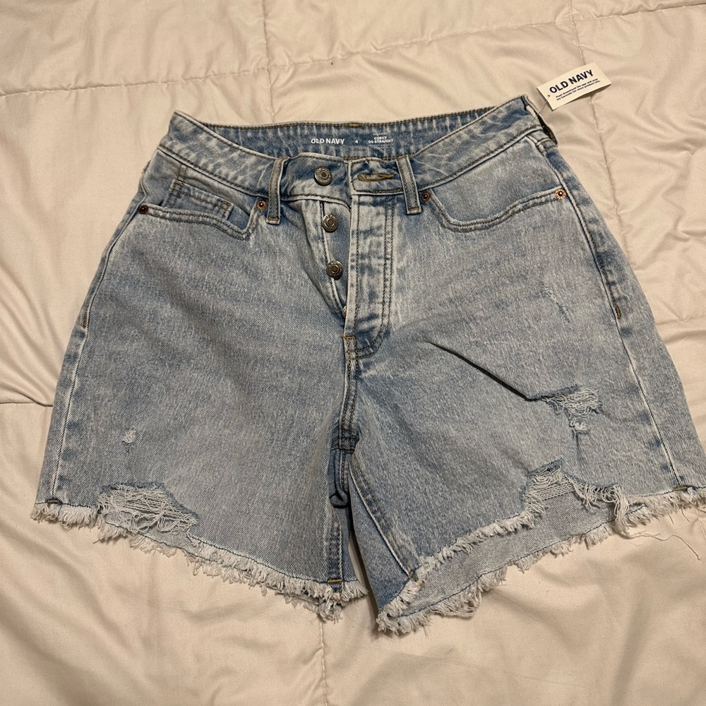Old Navy Curvy Straight Cutoff Shorts
